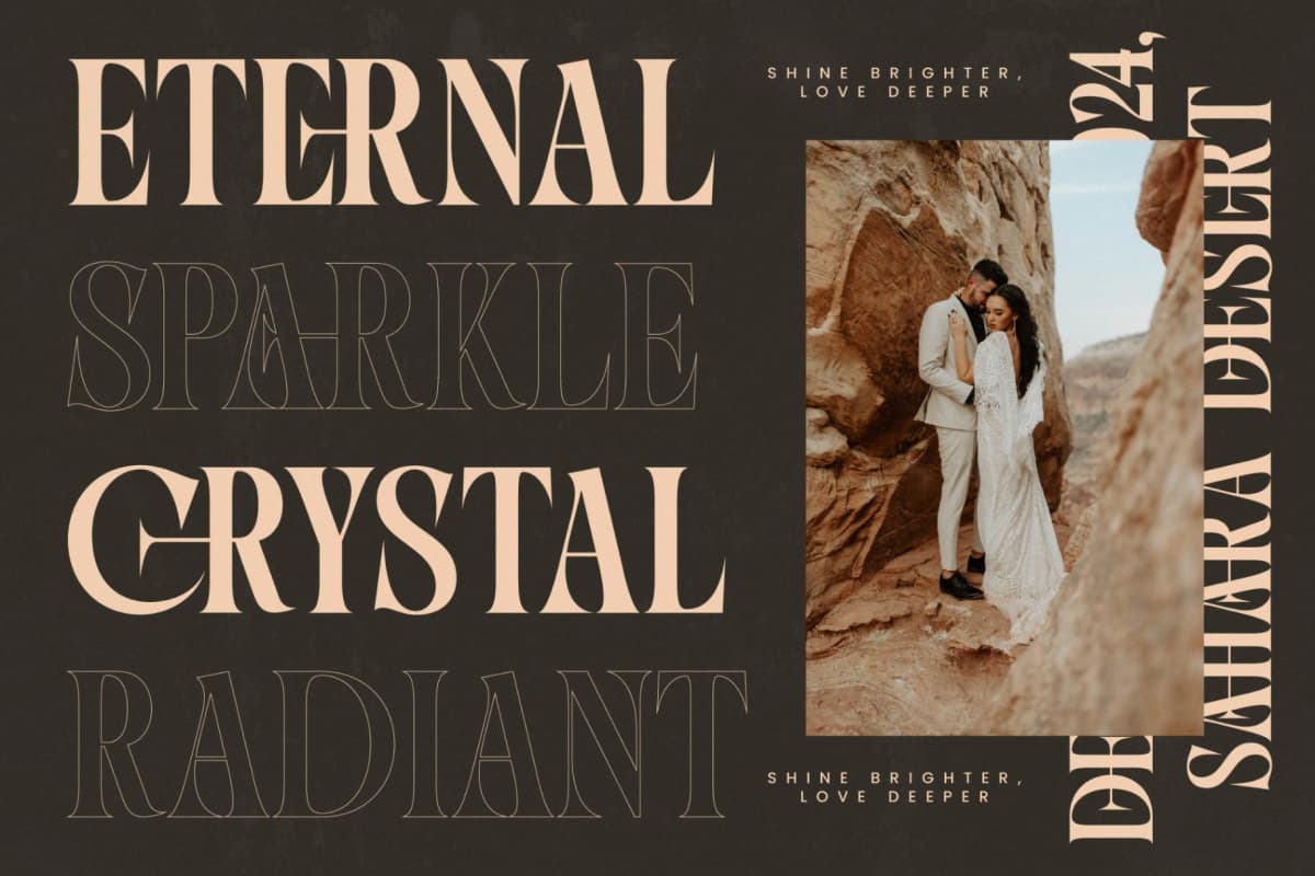 Qulight - Modern Serif Display Typeface font preview 3