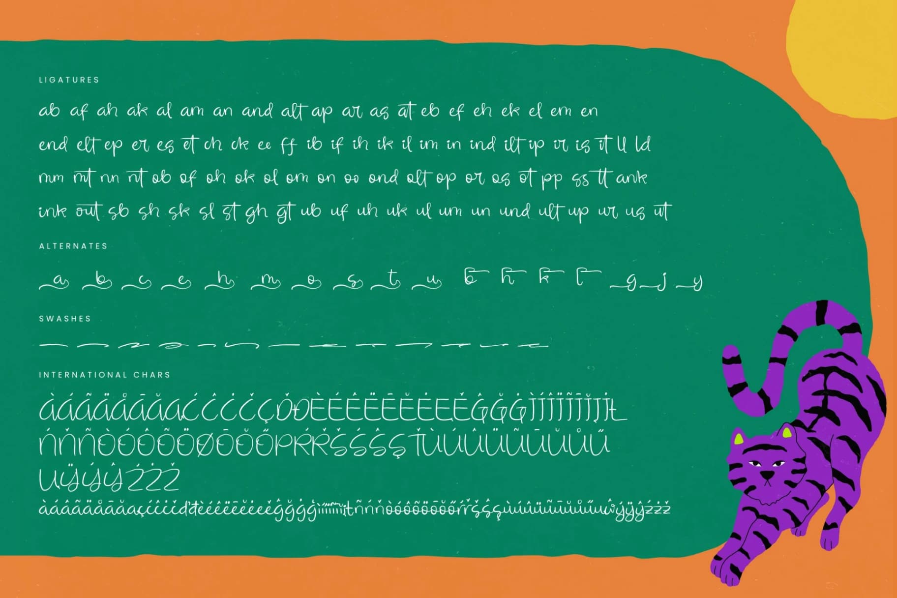 Preview 19 for Animated Playful - Natural Handwritten Font
