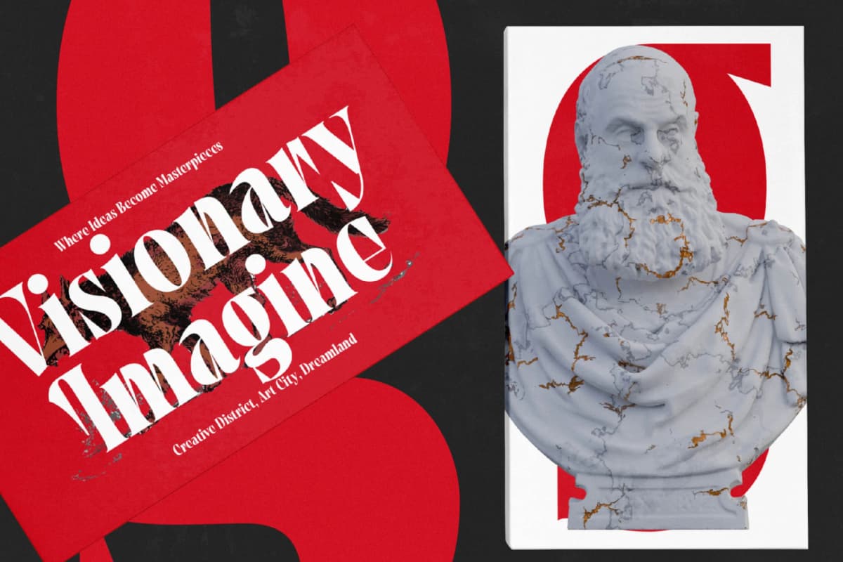 Tieldsa - Bold Serif Display Font font preview 16