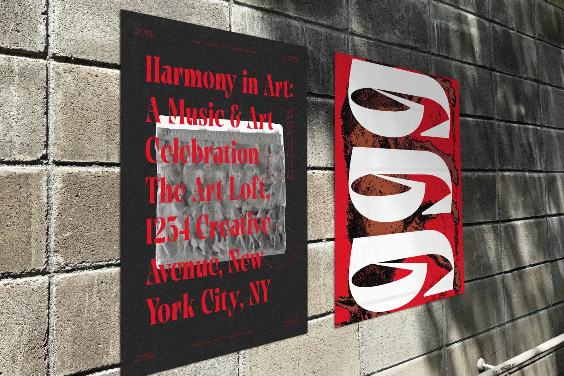 Preview 12 for Tieldsa - Bold Serif Display Font