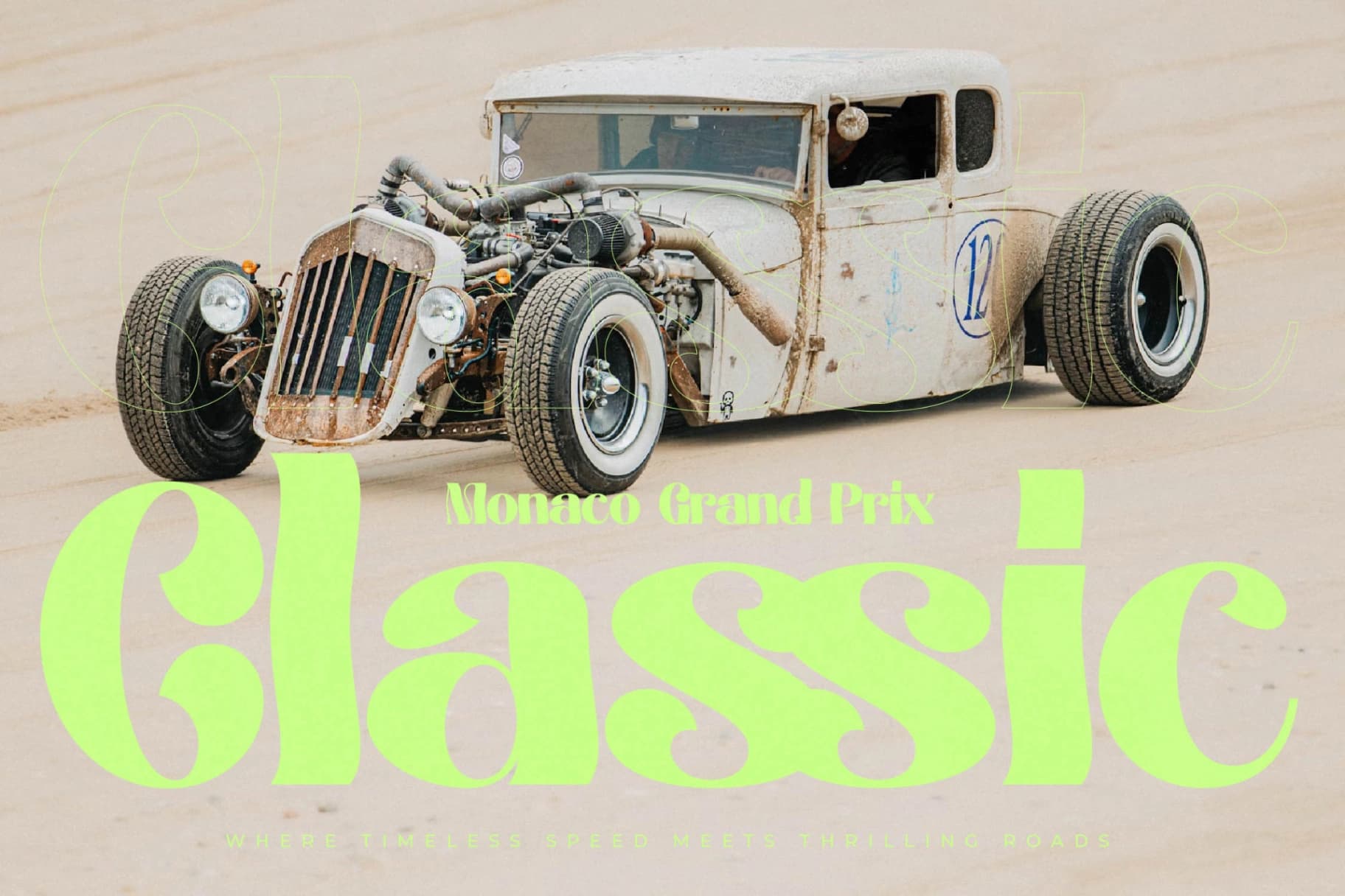Preview 5 for Megilant - Modern Display Font