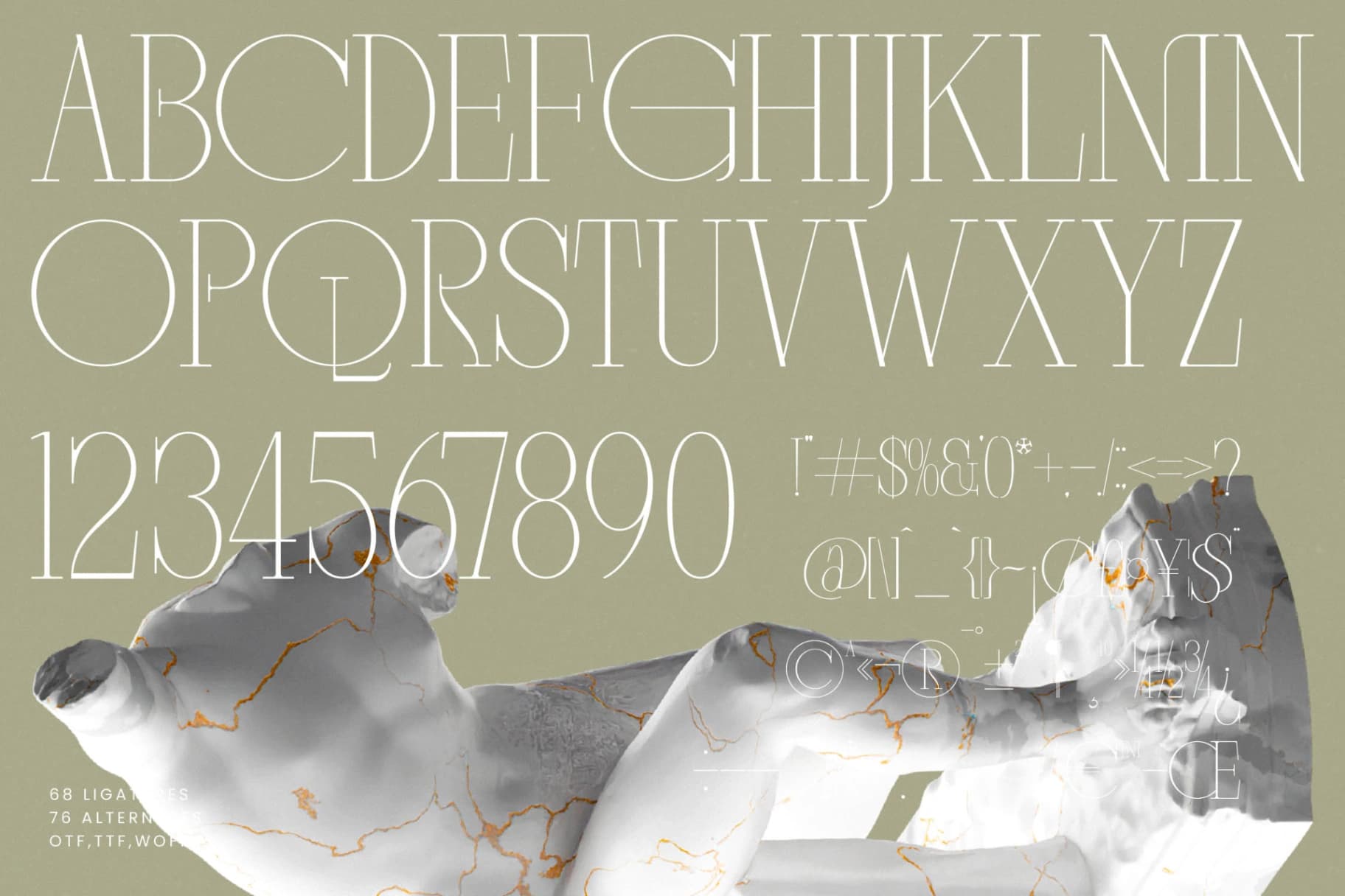 Preview 18 for Mocros - New Tall Serif Font