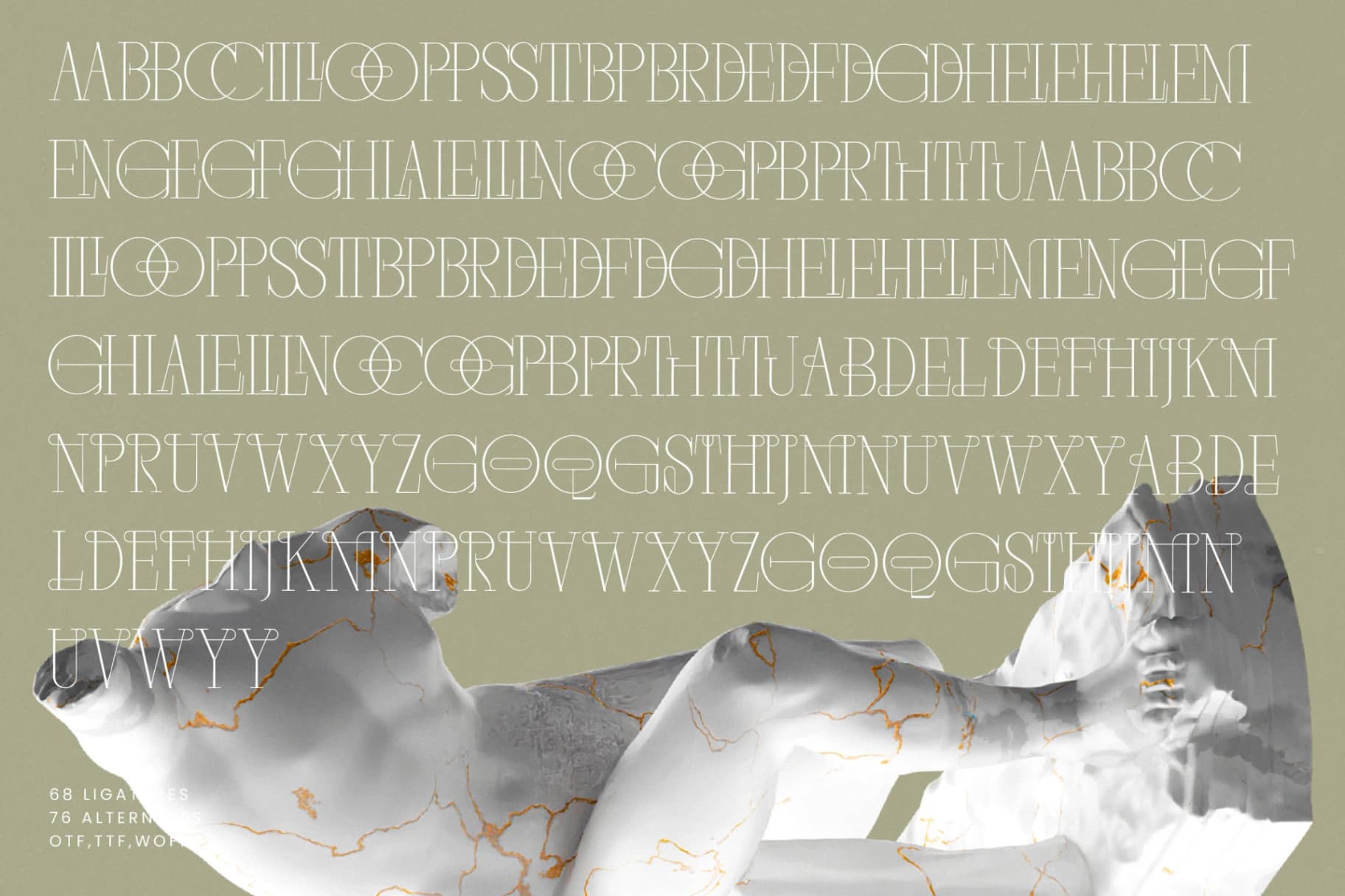Preview 19 for Mocros - New Tall Serif Font