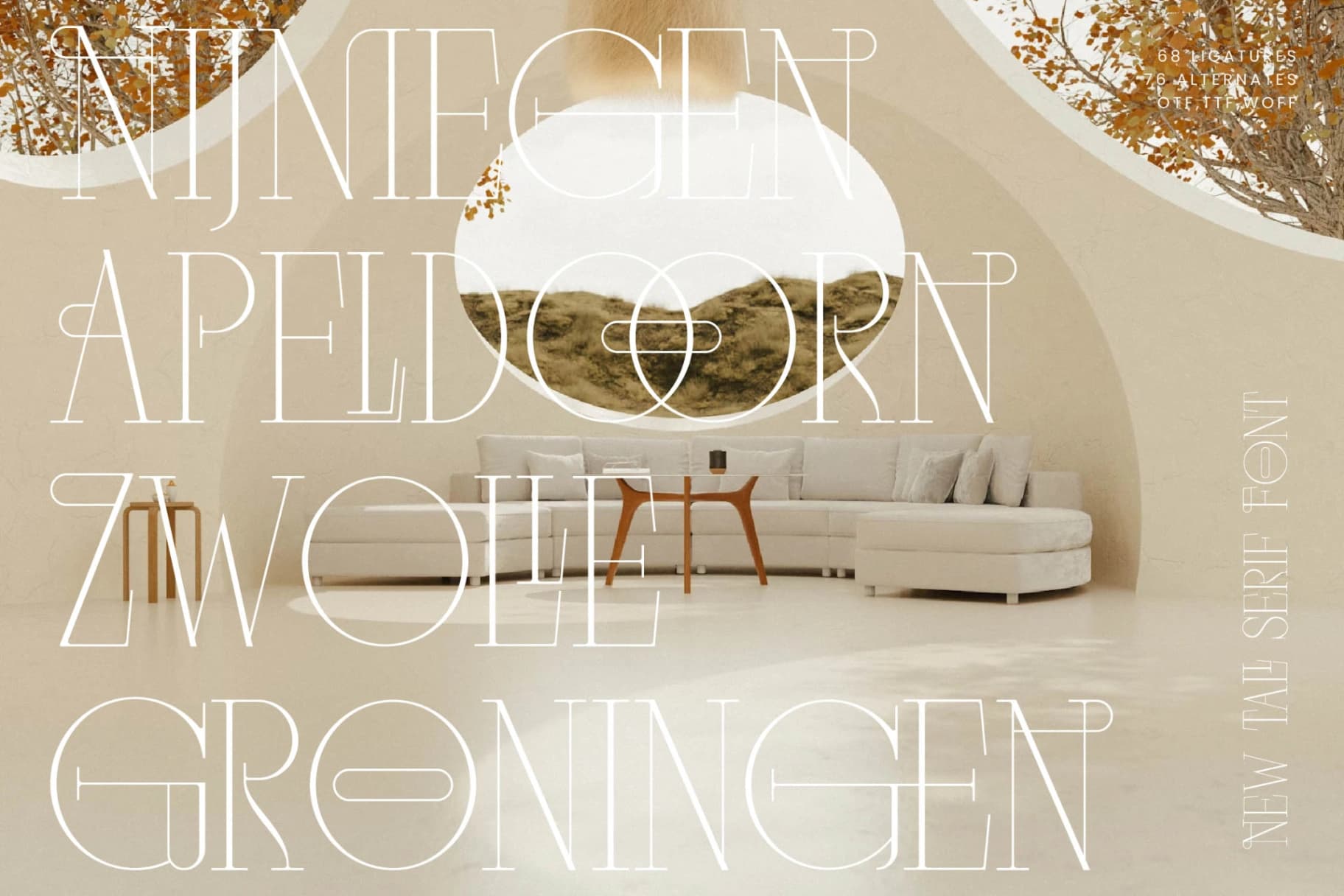 Preview 9 for Mocros - New Tall Serif Font