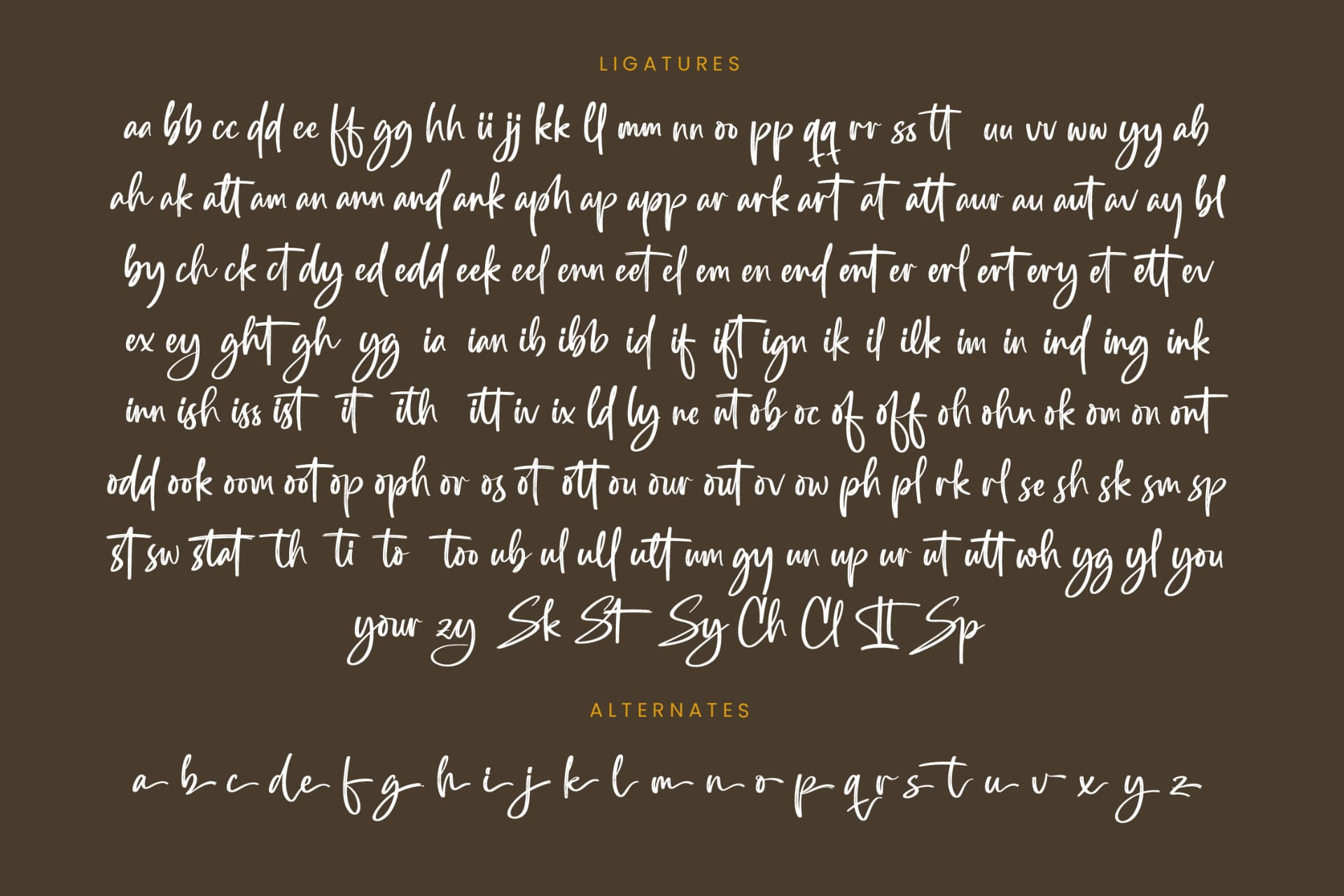 Preview 19 for Southery - Bold Brush Font
