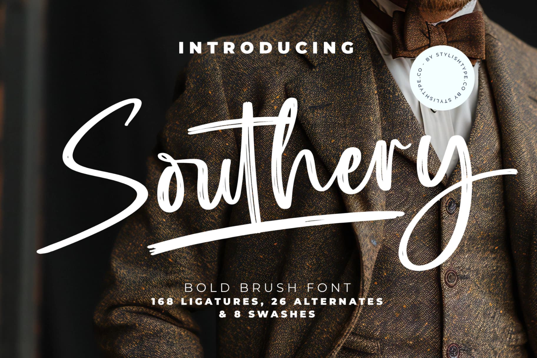 Preview of Southery - Bold Brush Font font