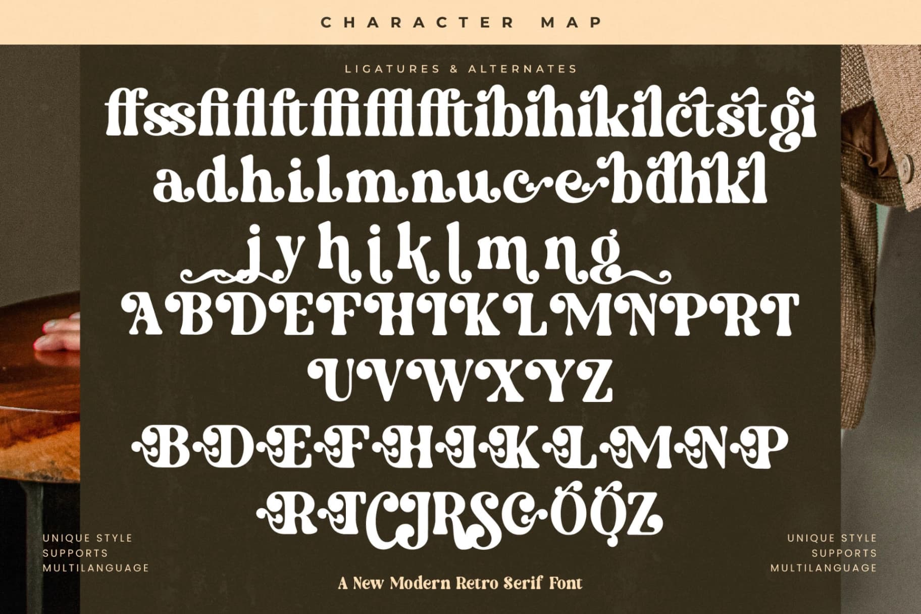 Preview 19 for Bardes Magic - New Modern Retro Serif Font