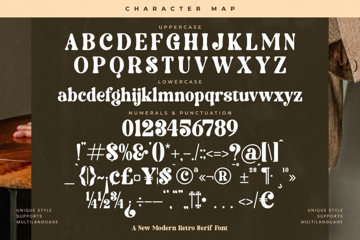 Bardes Magic - New Modern Retro Serif Font font preview 18
