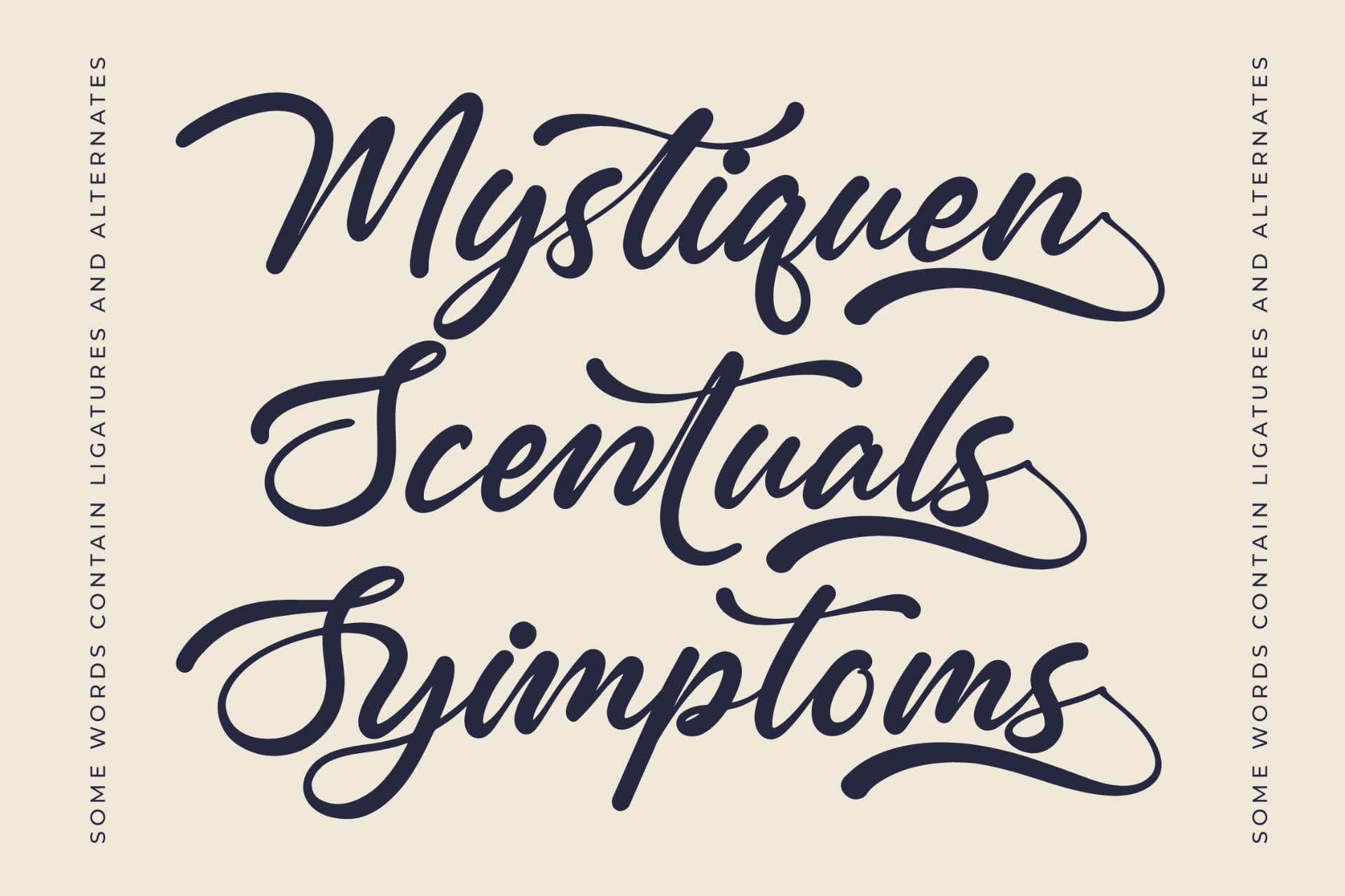 Preview 15 for Monthly Raine - Bold Calligraphy Font