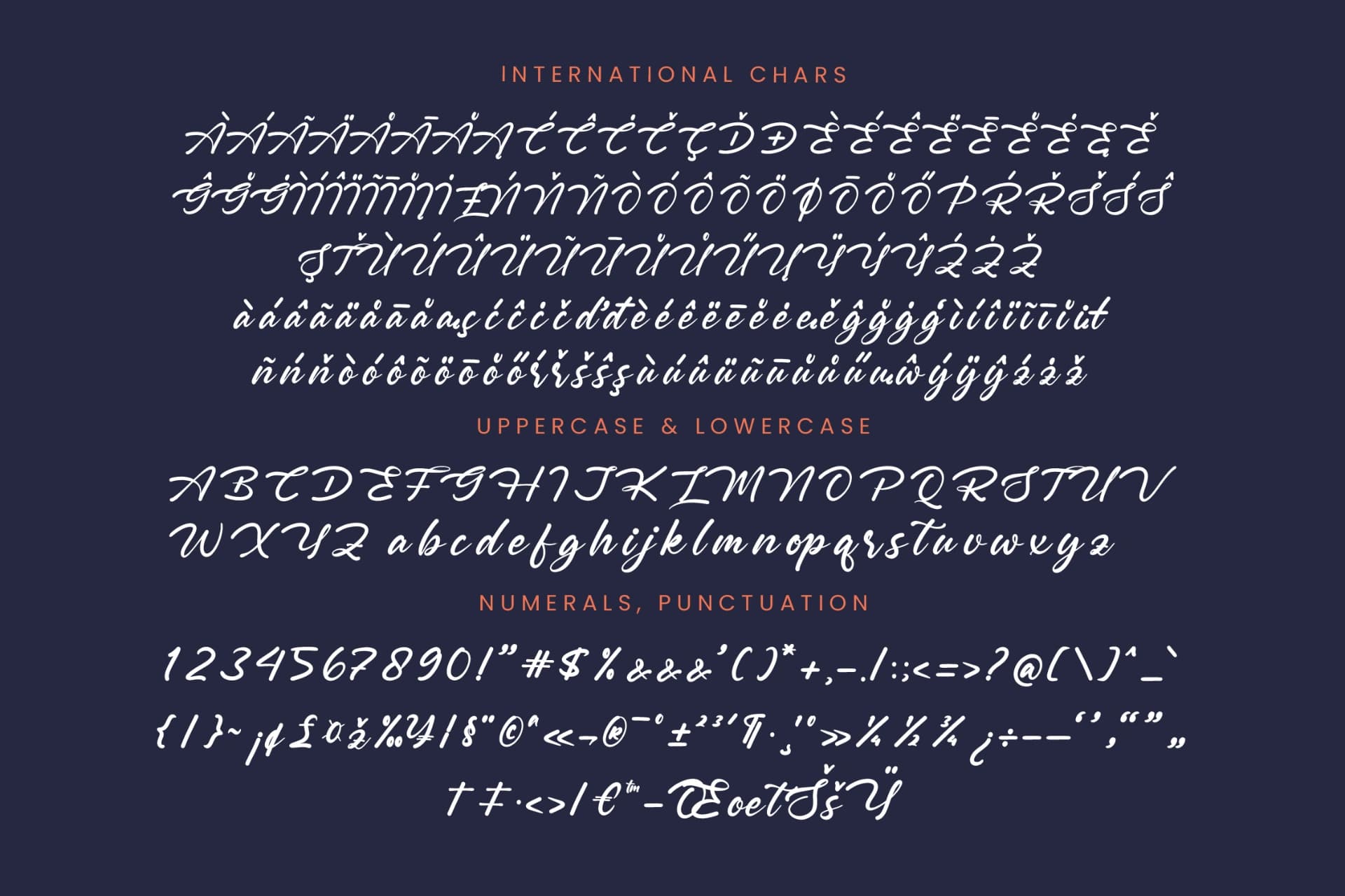 Preview 18 for Monthly Raine - Bold Calligraphy Font