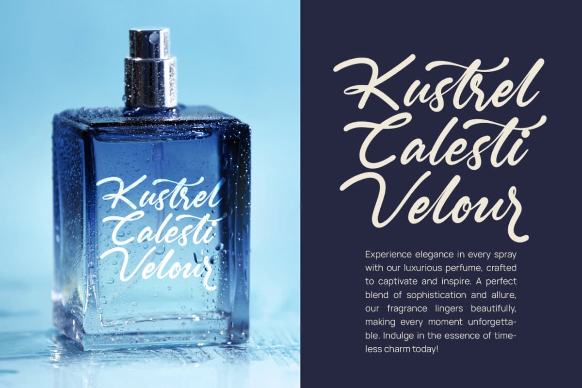 Preview 9 for Monthly Raine - Bold Calligraphy Font