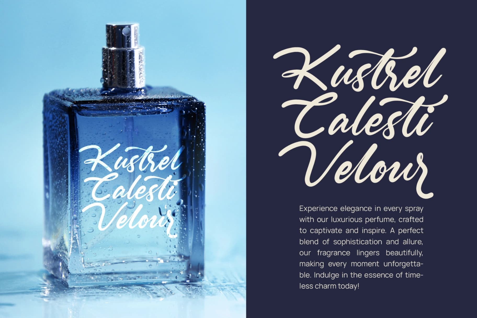 Preview 9 for Monthly Raine - Bold Calligraphy Font