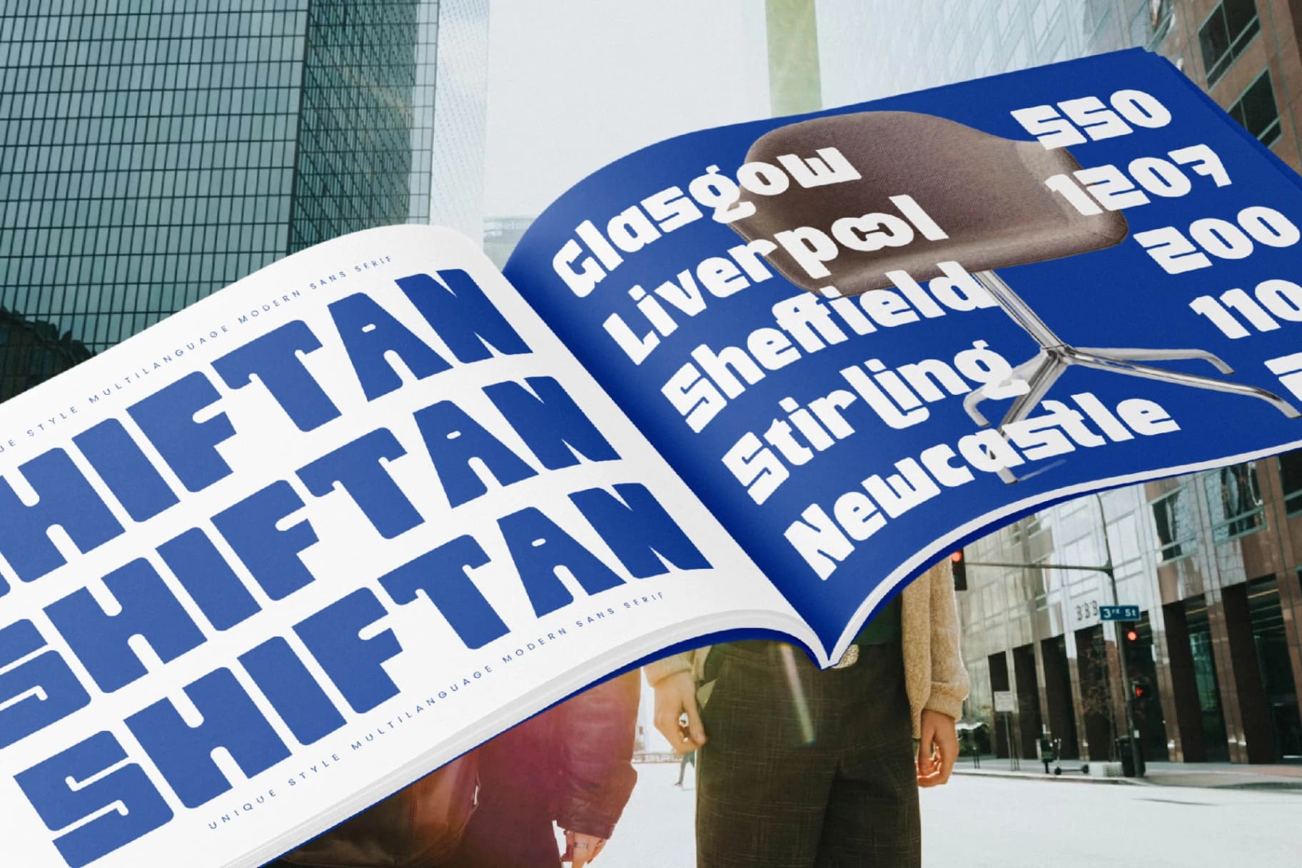 Preview 2 for Shiftan - Modern Sans Serif Font
