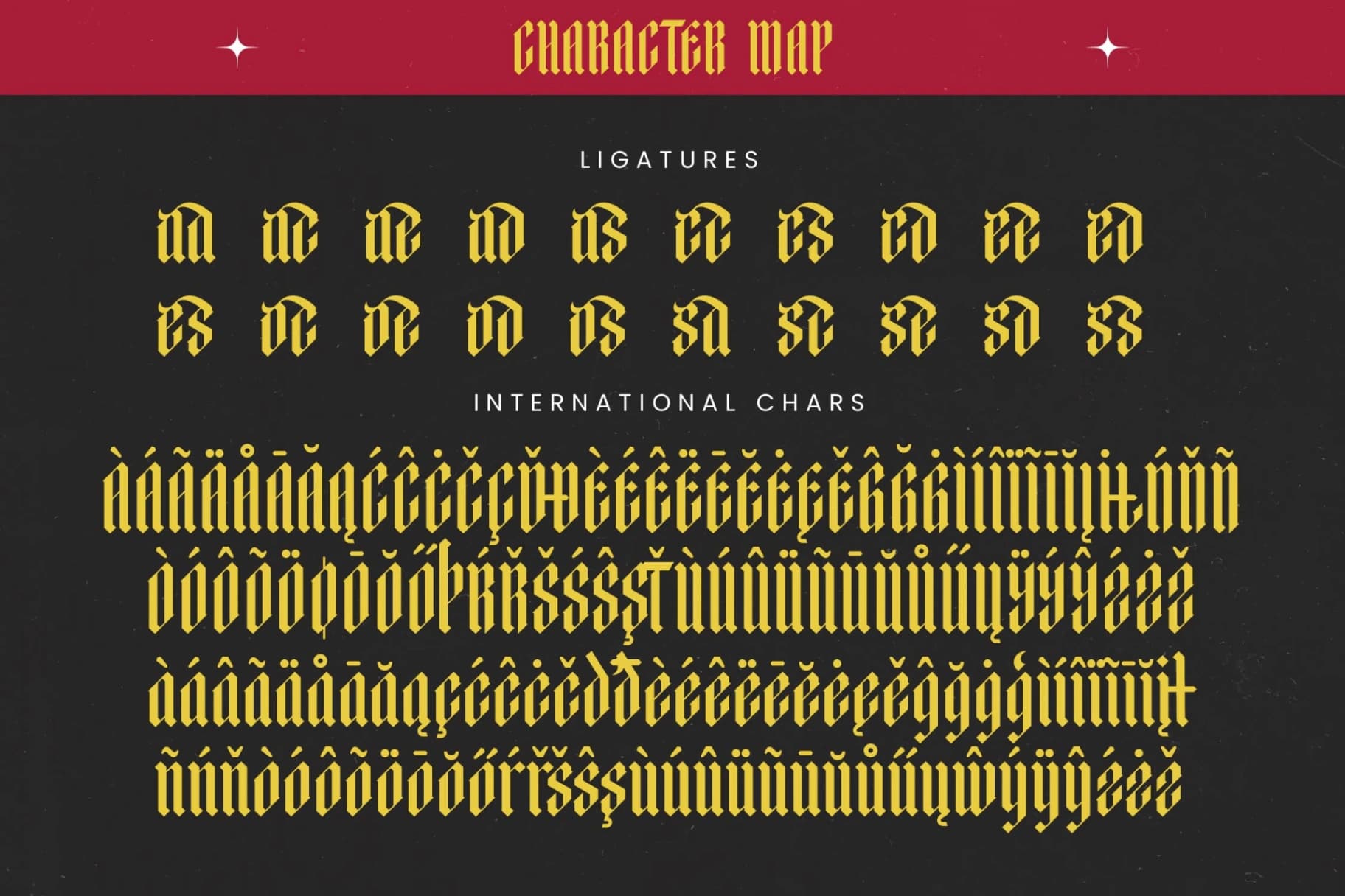 Preview 19 for Boombie - Stylish Blackletter Font