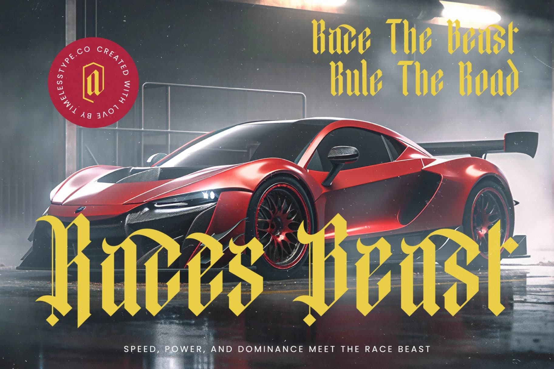 Preview 6 for Boombie - Stylish Blackletter Font