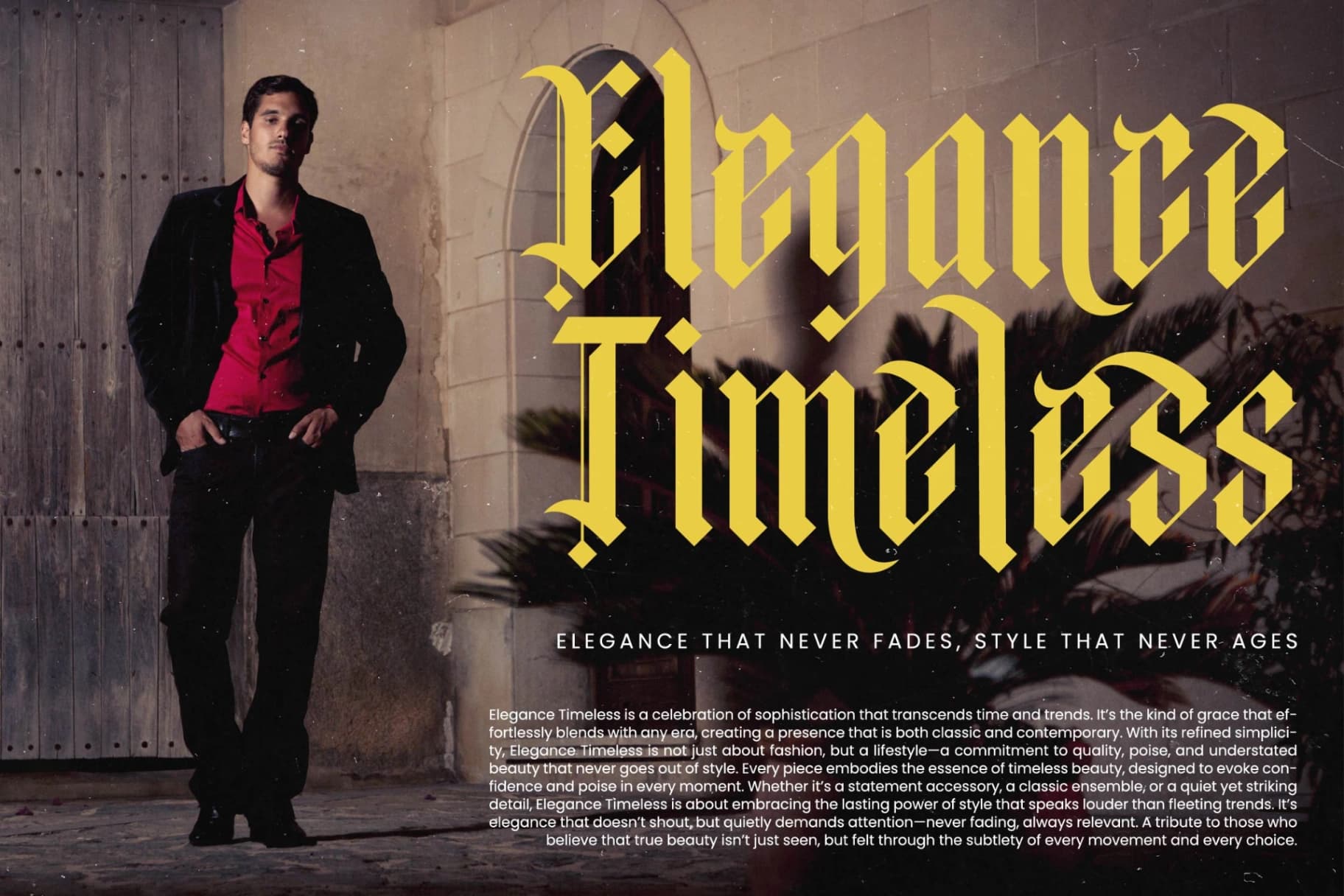 Preview 3 for Boombie - Stylish Blackletter Font