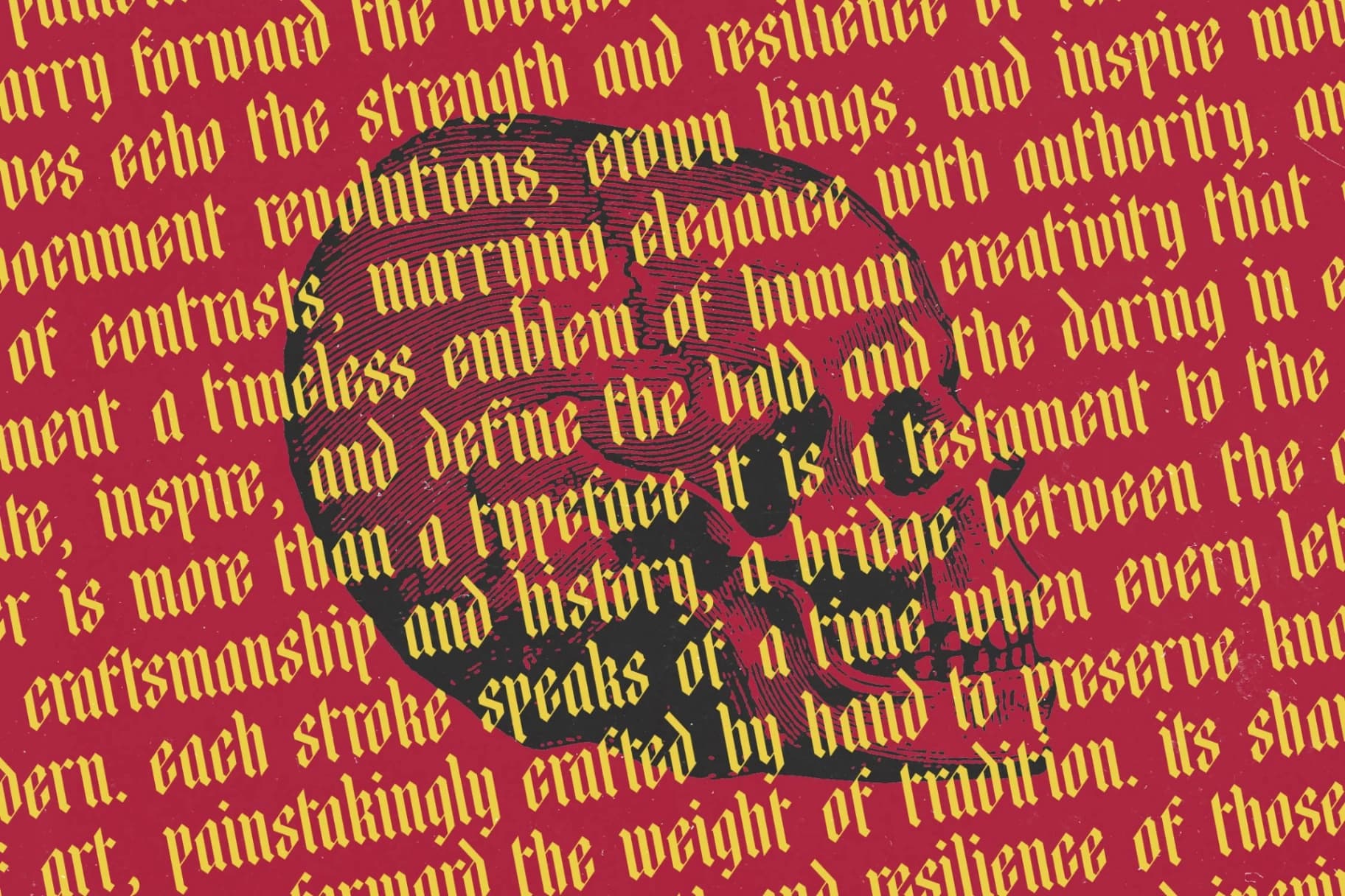 Preview 9 for Boombie - Stylish Blackletter Font
