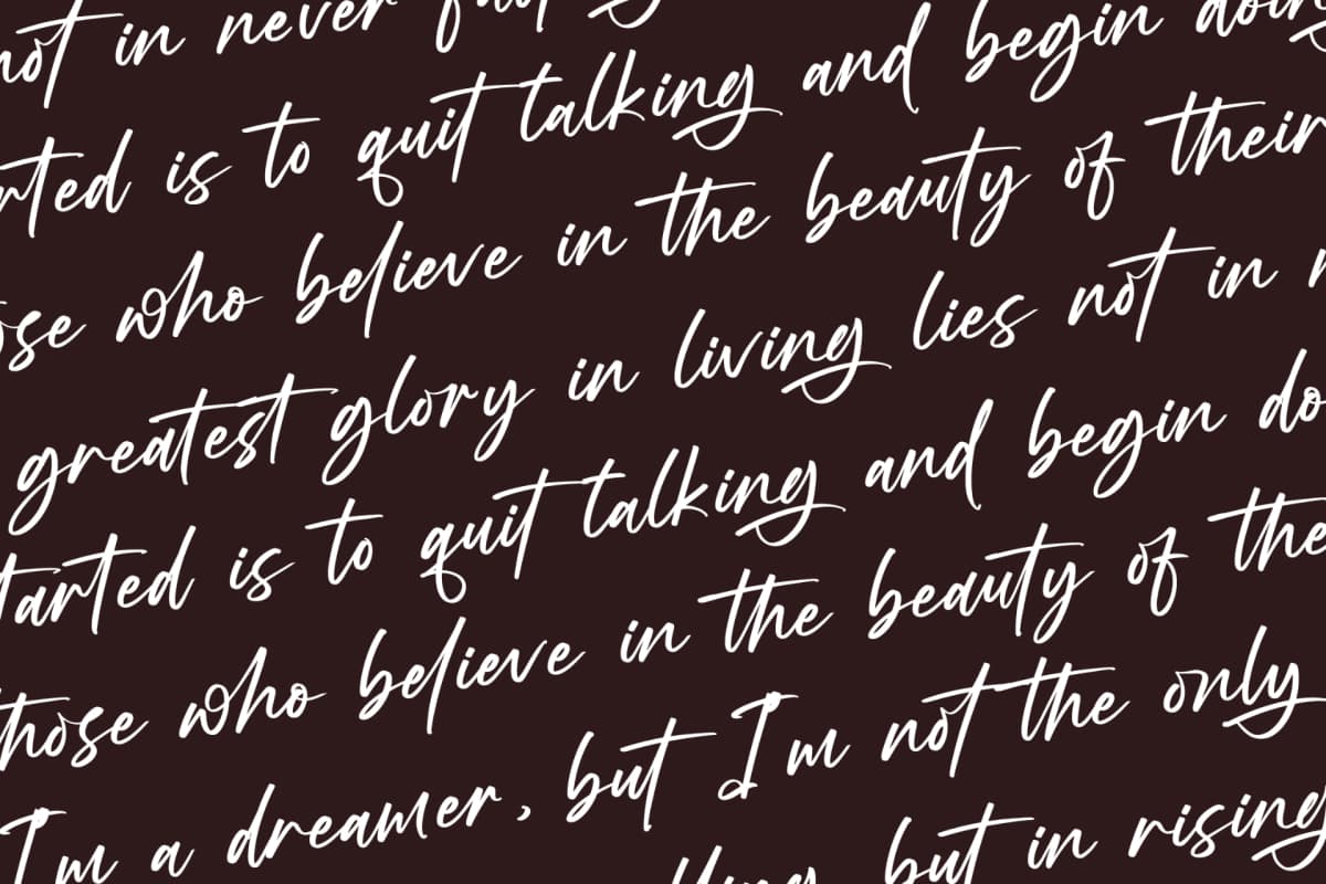 Mogary Overlay - Bold Calligraphy Font font preview 17