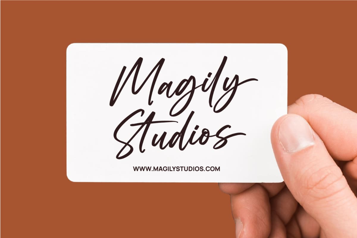 Mogary Overlay - Bold Calligraphy Font font preview 16
