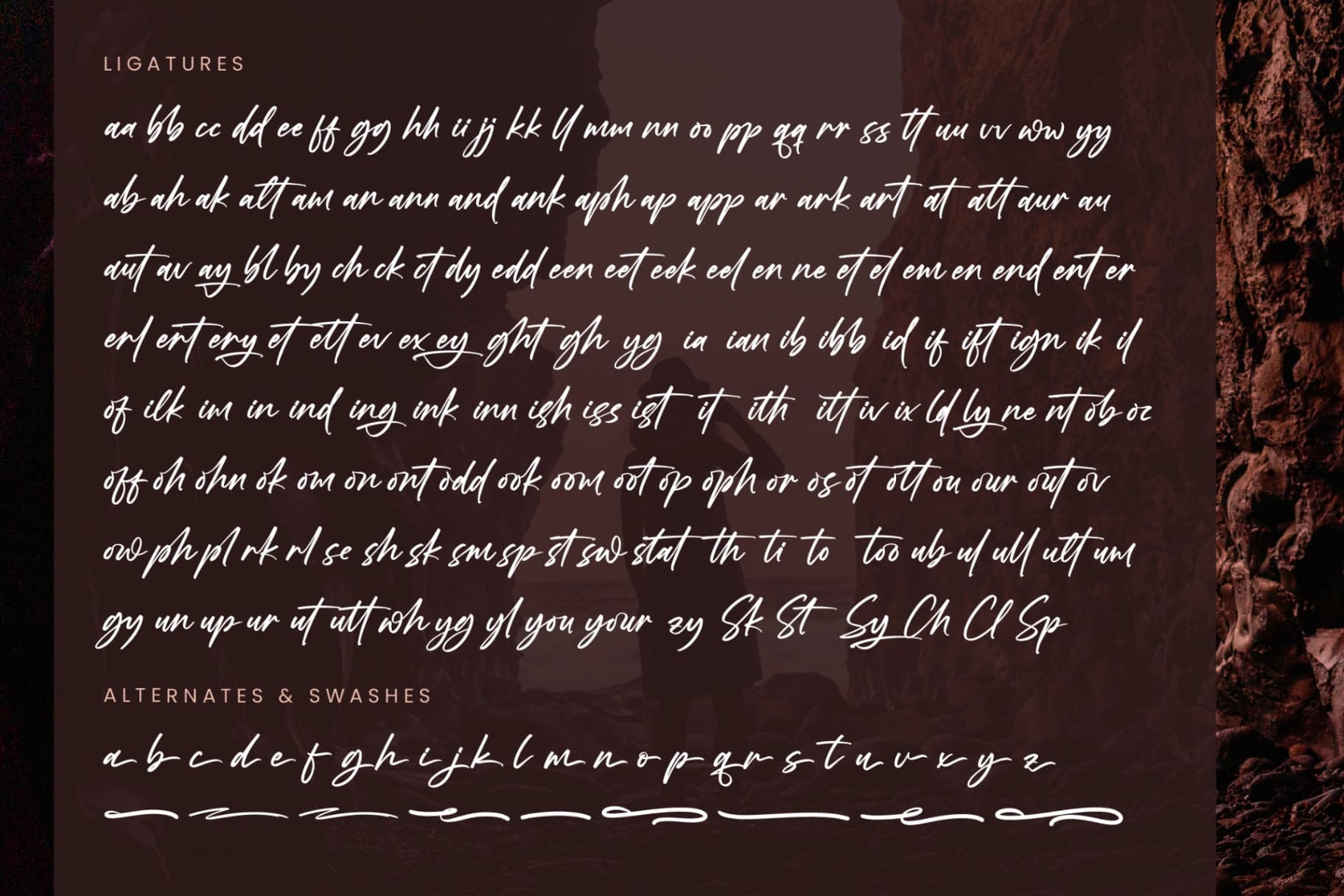 Preview 19 for Mogary Overlay - Bold Calligraphy Font