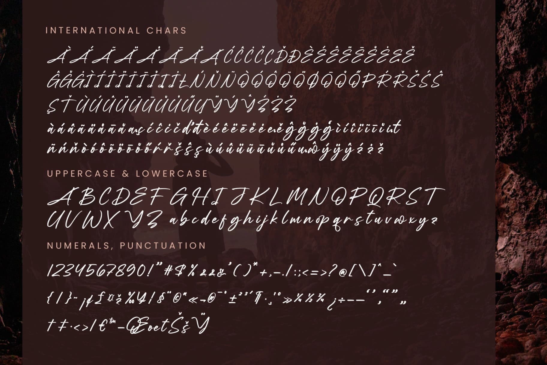 Preview 18 for Mogary Overlay - Bold Calligraphy Font