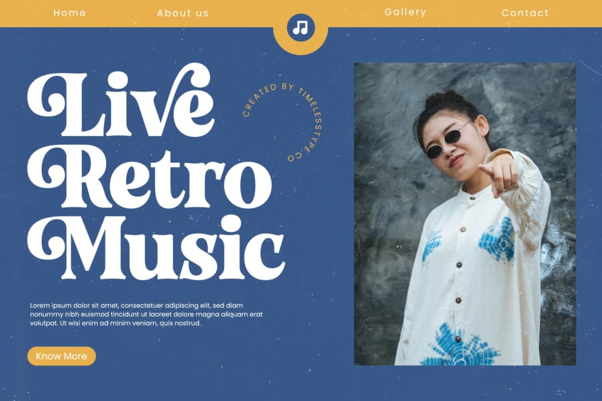 Mingle Heaven - Groovy Serif Display Font font preview 4