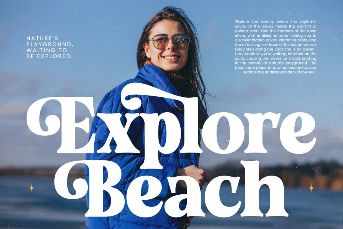 Mingle Heaven - Groovy Serif Display Font font preview 9