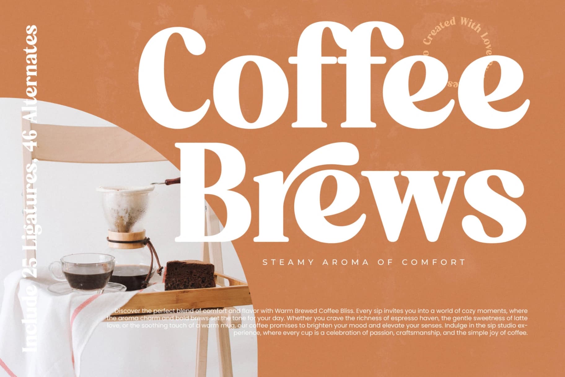 Preview 11 for Aroma Baked - Modern Serif Font