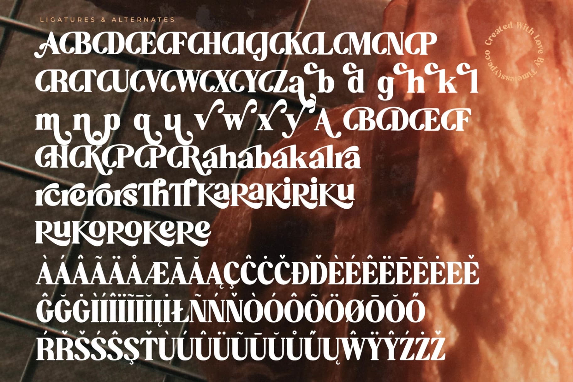 Preview 18 for Aroma Baked - Modern Serif Font