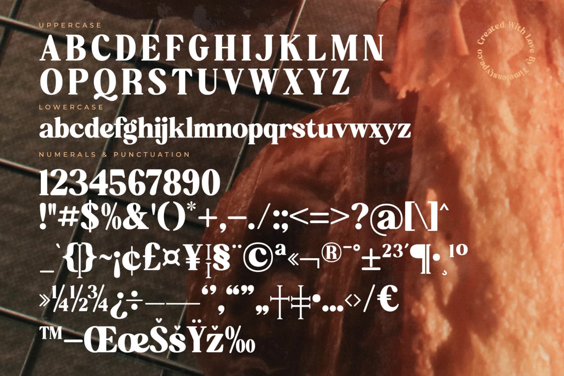 Preview 19 for Aroma Baked - Modern Serif Font