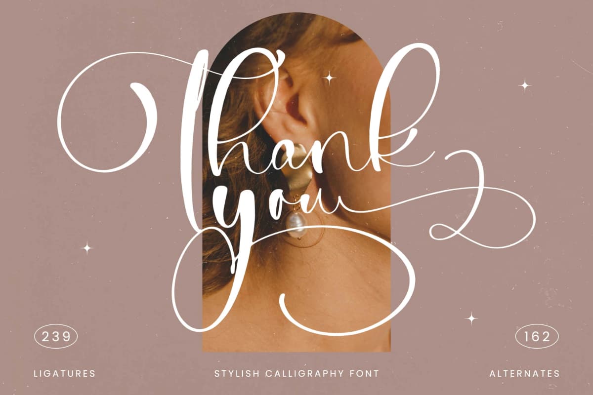 Tamylors Landry - Stylish Calligraphy Font font preview 20