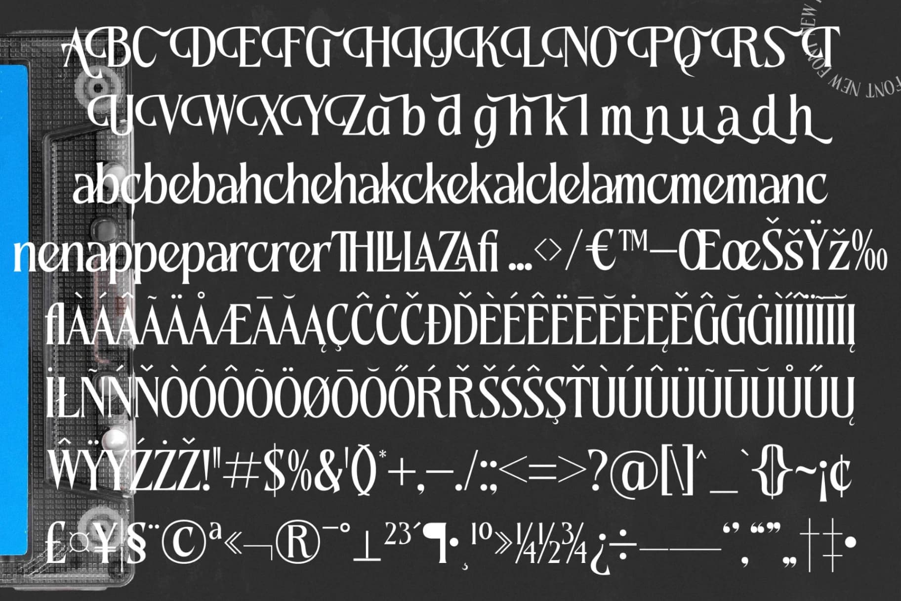 Preview 19 for Qugotic - Modern Alternate Serif