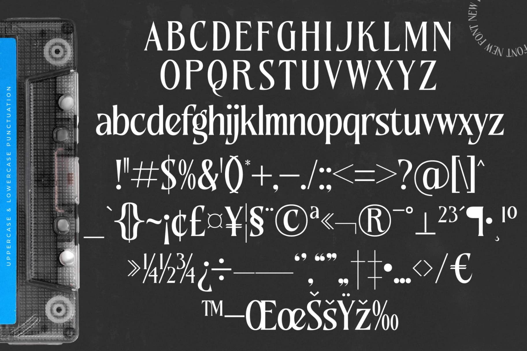 Preview 18 for Qugotic - Modern Alternate Serif