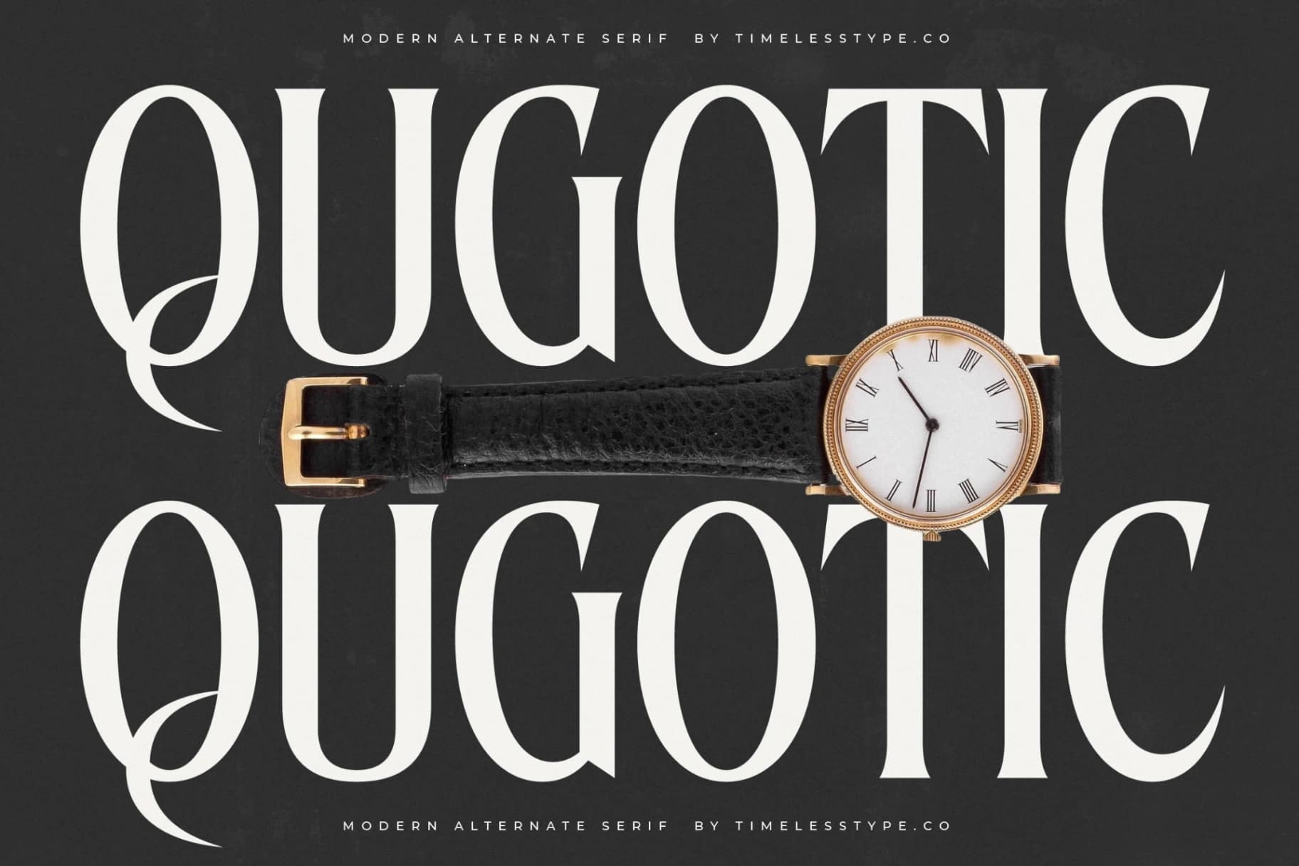 Preview 15 for Qugotic - Modern Alternate Serif