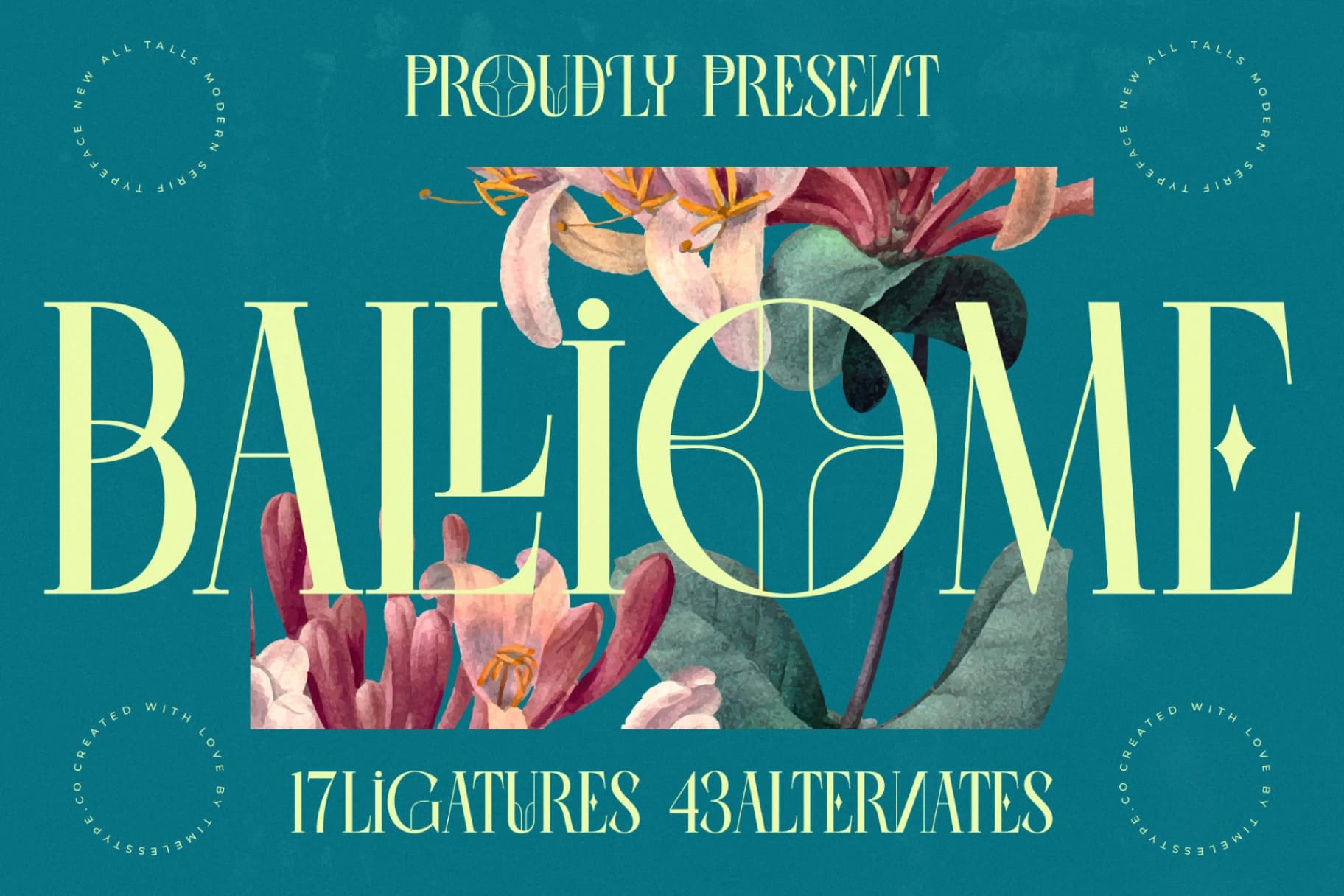 Preview of Balliome - Modern Serif Typeface font