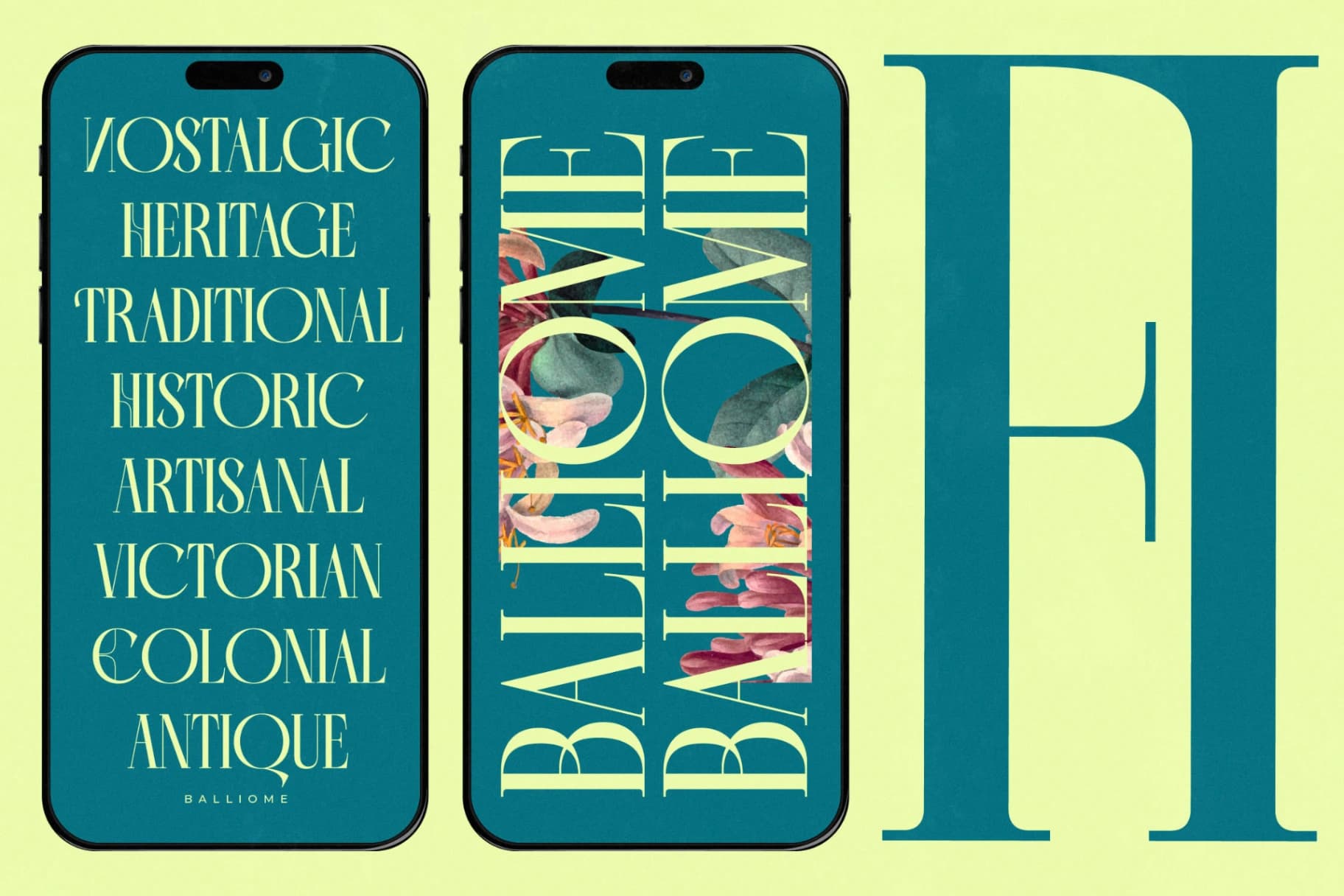 Preview 4 for Balliome - Modern Serif Typeface