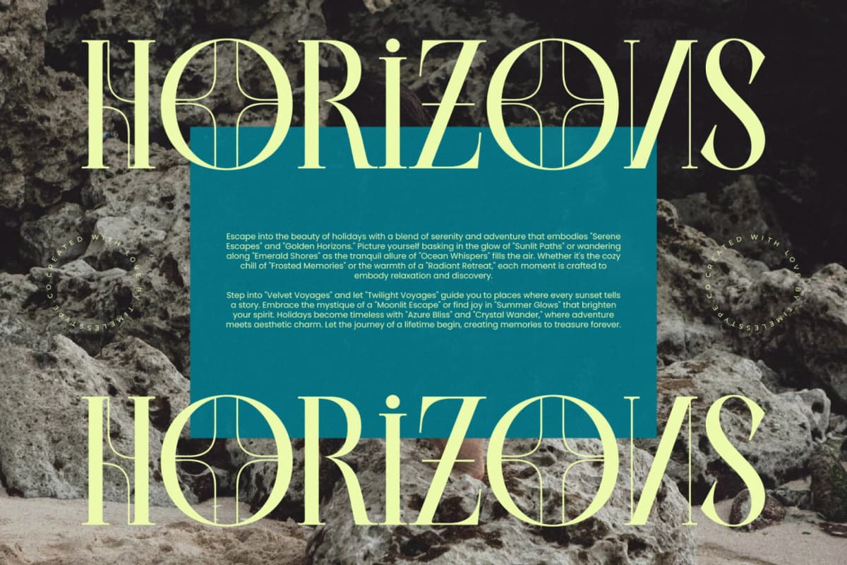 Balliome - Modern Serif Typeface font preview 14