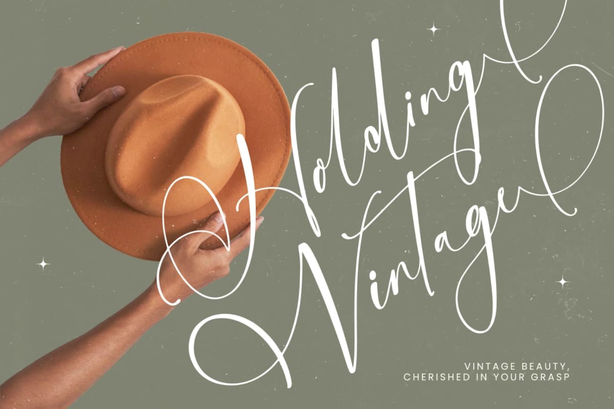 Nourisha Besthafi - Stylish Calligraphy Font font preview 5