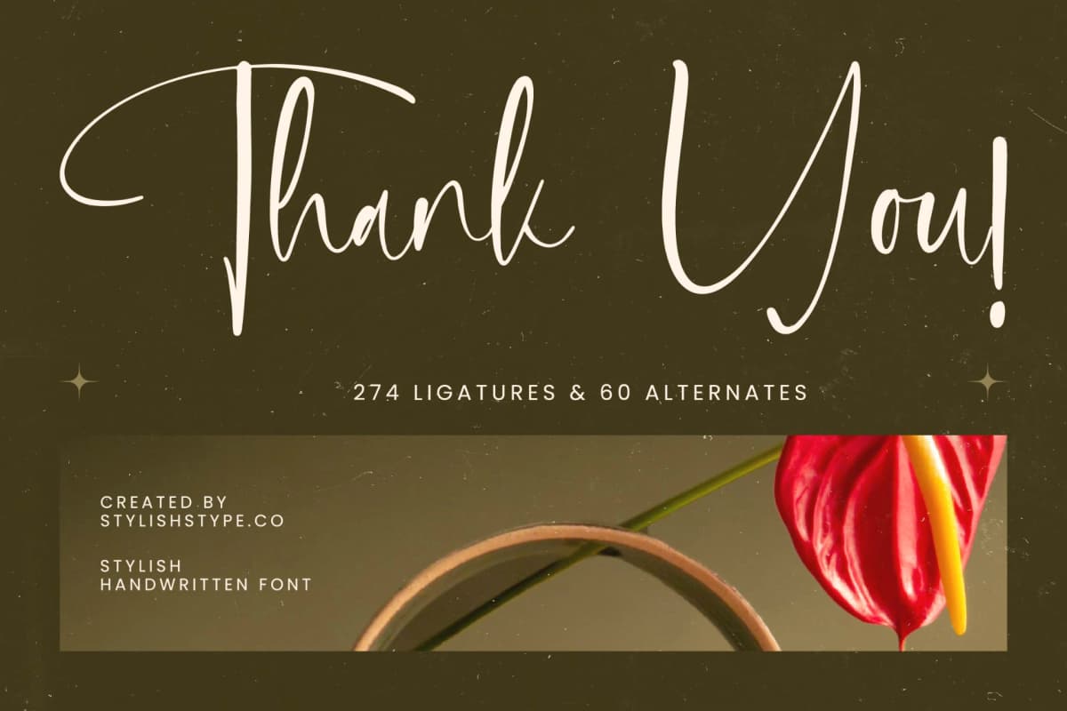 Delicately - Stylish Handwritten Font font preview 20