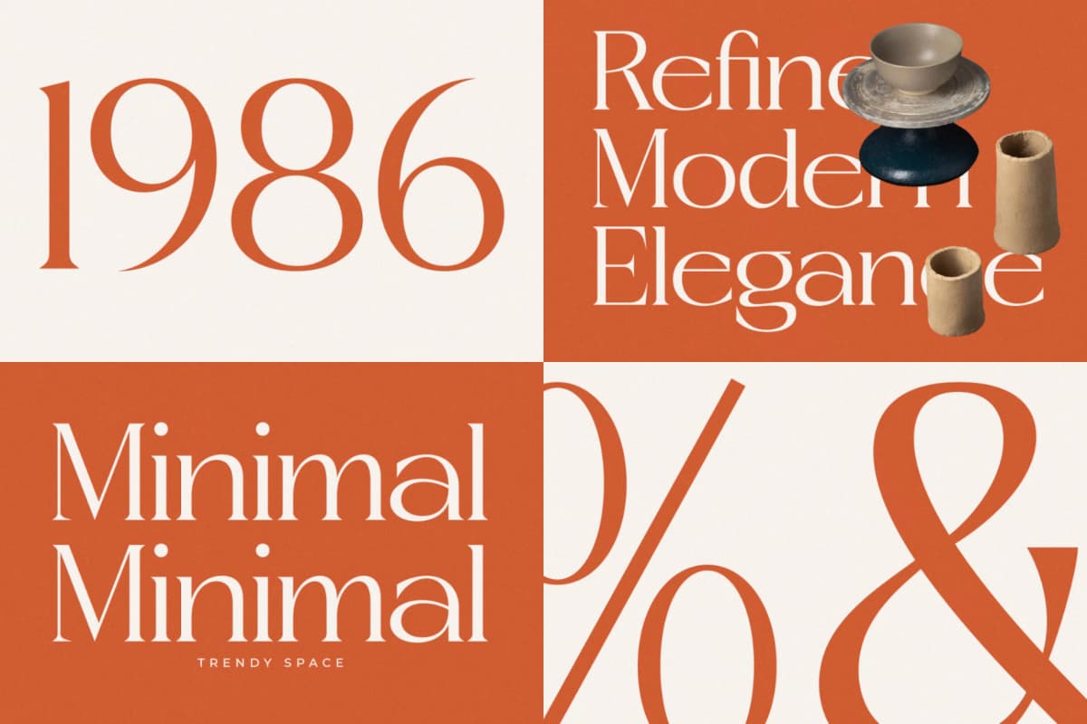 Sugiest - Modern Serif Font font preview 6