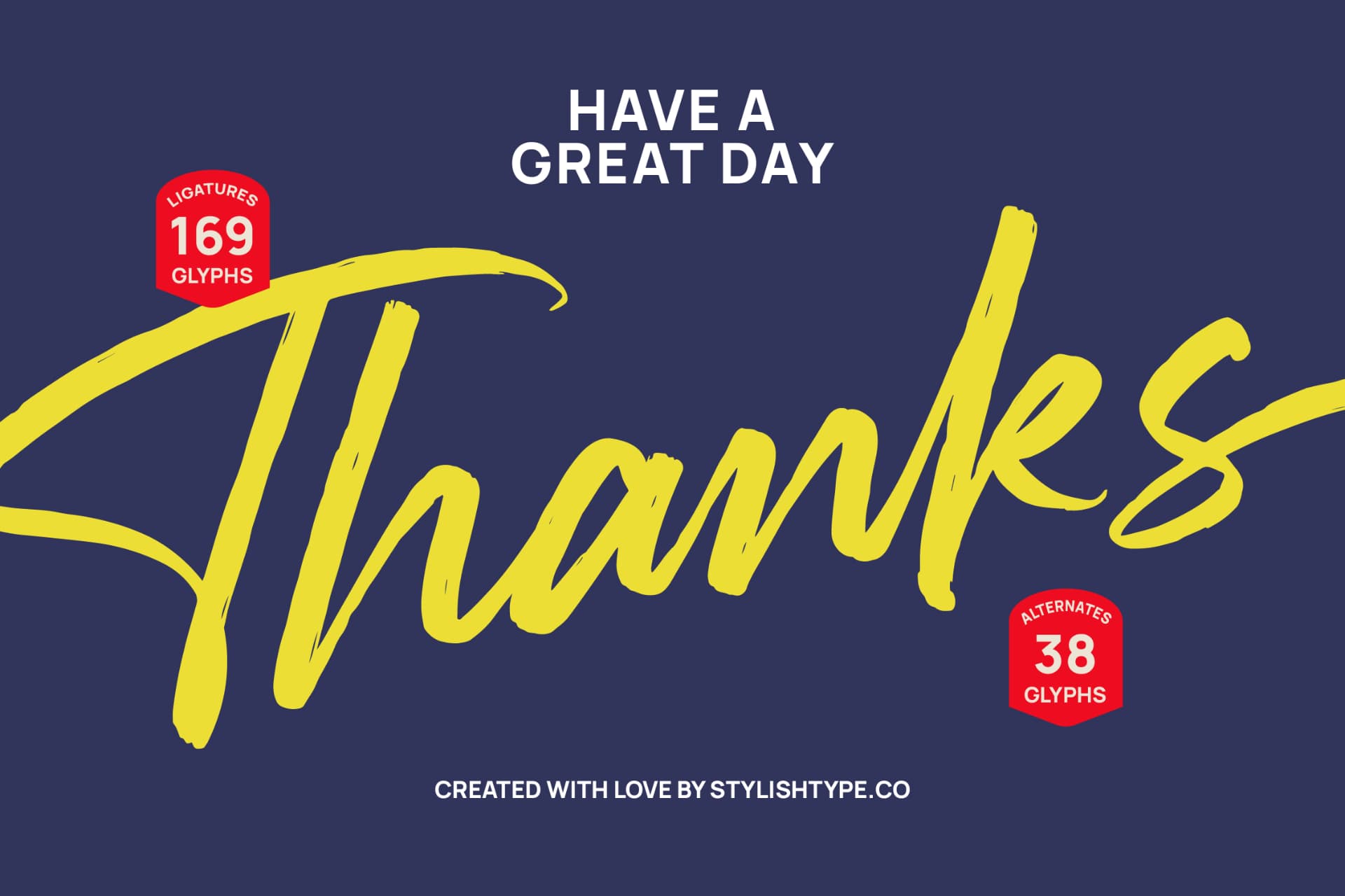 Preview 20 for Mention Roberto - Modern Brush Font