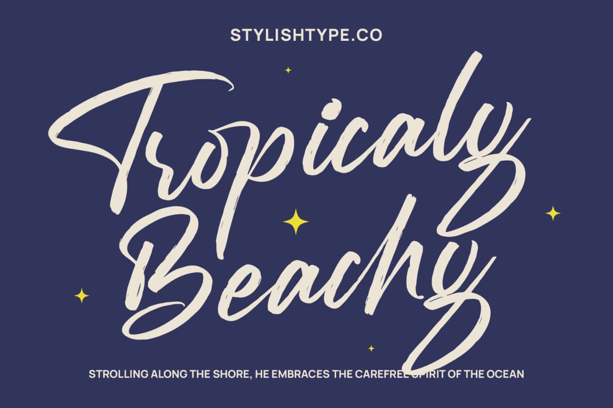 Preview 9 for Mention Roberto - Modern Brush Font