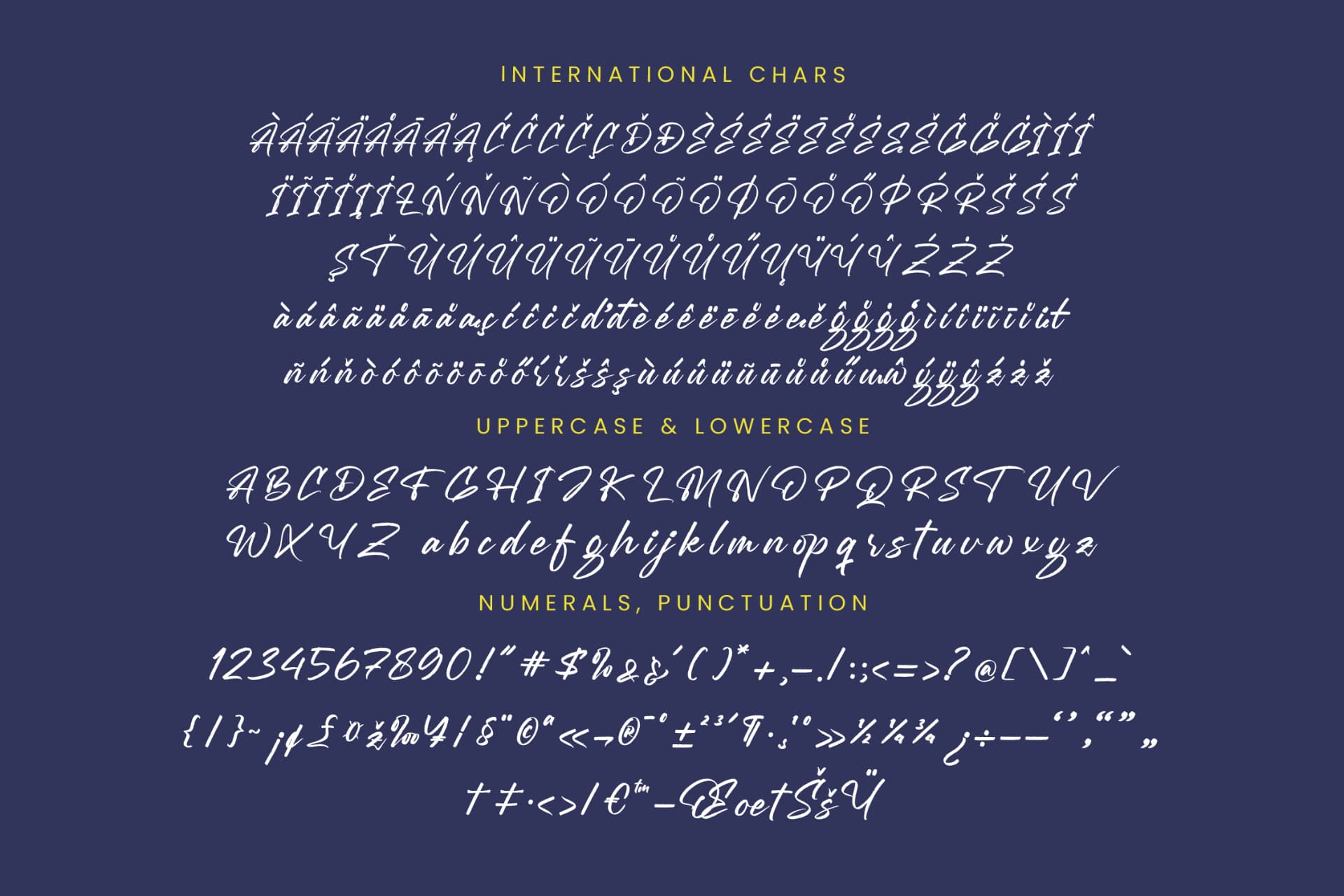 Preview 18 for Mention Roberto - Modern Brush Font