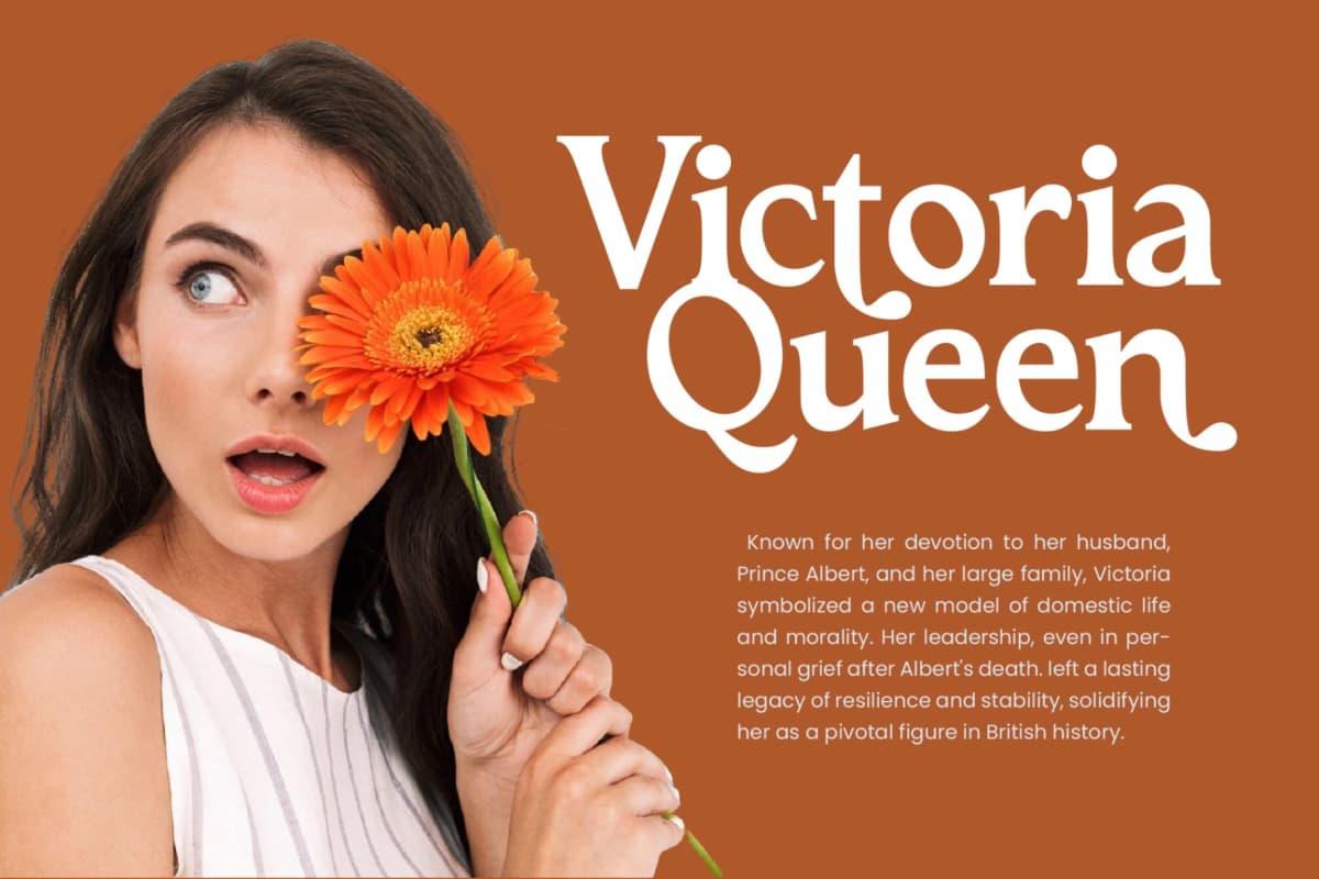 Katrine Nikolas - Modern Serif Display font preview 8