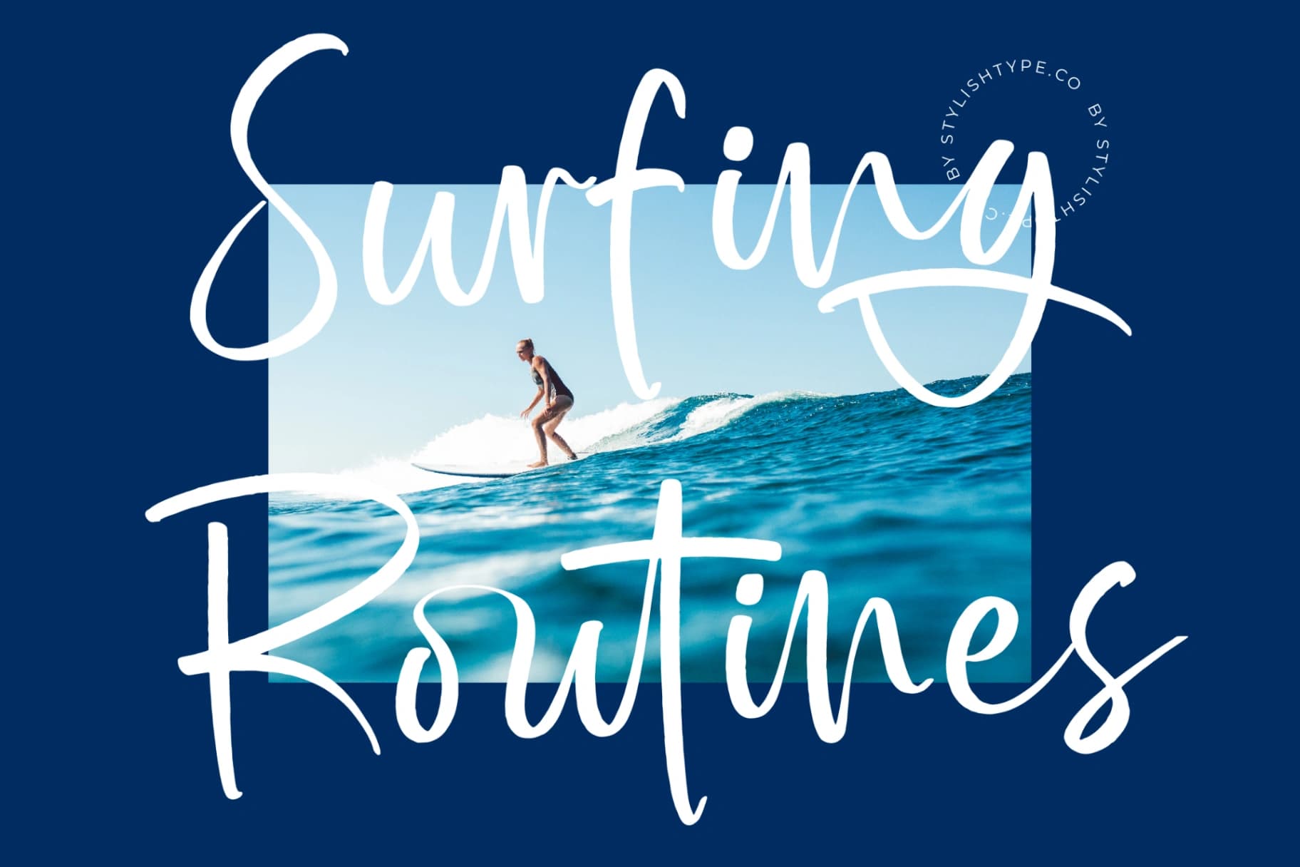 Preview 3 for Bright Nastury - Texture Brush Font