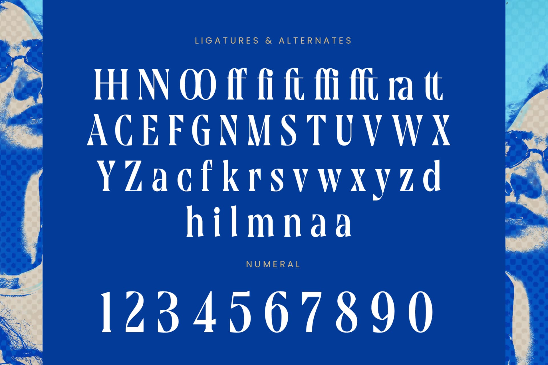 Preview 18 for Moonni Zehher - Bold Tall Serif
