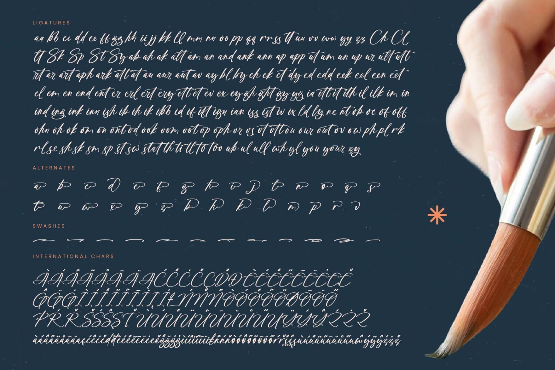Preview 19 for Authentic Bhutan - Bold Brush Font