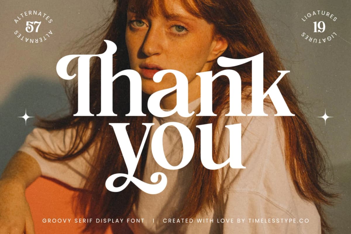 Preview 20 for Mystic Sunlite - Groovy Serif Display Font