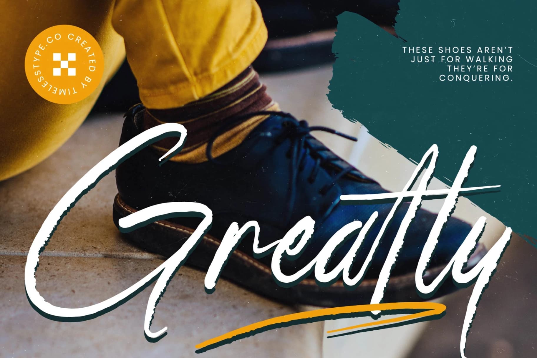 Preview 4 for Strength Brust - Modern Brush Font