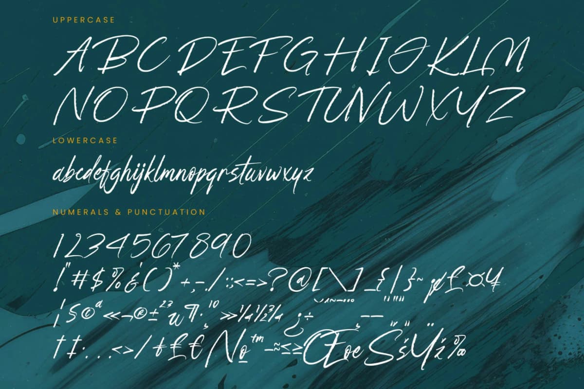 Strength Brust - Modern Brush Font font preview 18